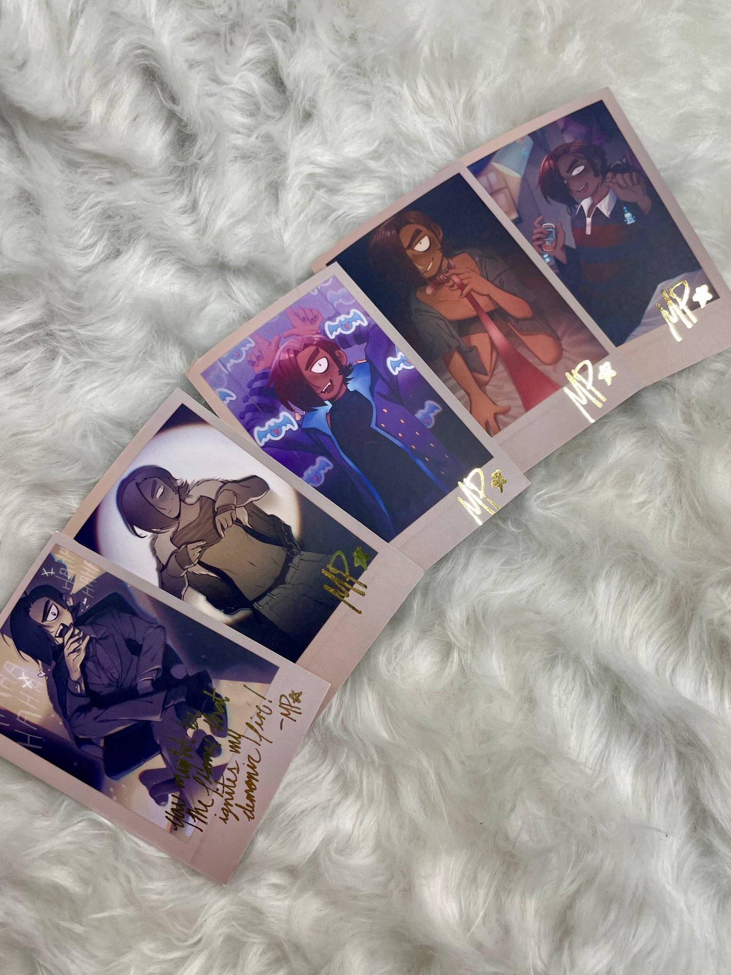 Signed Foil Photocards